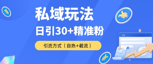 私域金融课变现玩法，日引30+精准流量，转化率50%日销5-10单，一单188